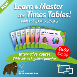 Learn and master the times tables - banner