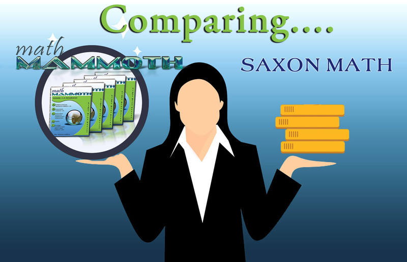 Weighing out Math Mammoth vs Saxon Math comparison illustration