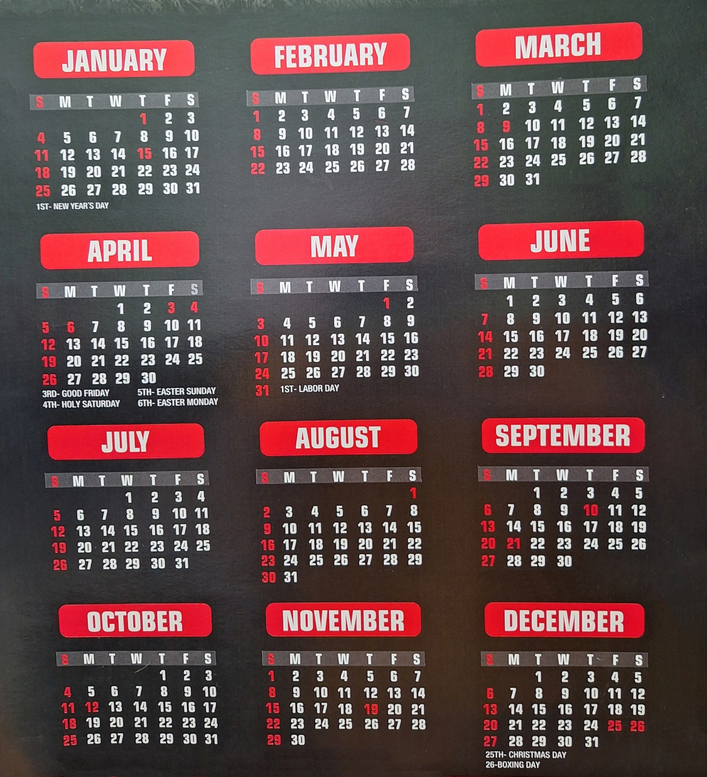 calendar